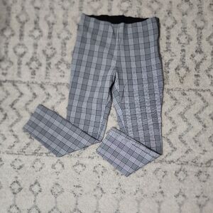 A New Day Gray Casual Plaid Pants